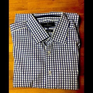 Jeff Banks - Checked Black and White Button-down